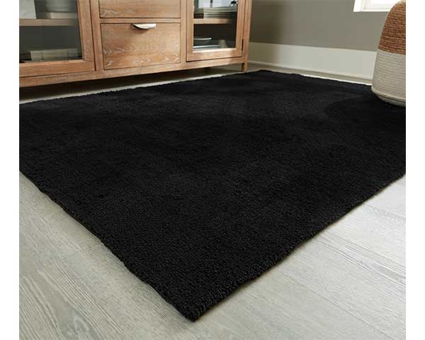 Washable Area Rug 8' X 10' Black second view