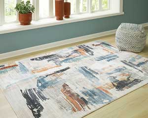 Washable Area Rug 8'x10' Multi