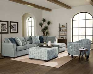 rent to own Sectional 2 Piece Bono Slate in Lawrence, KS