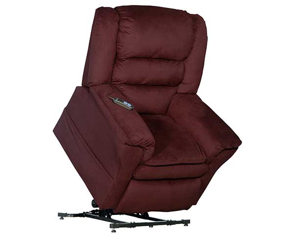 Heavy-Duty Lift Chair Recliner Berry