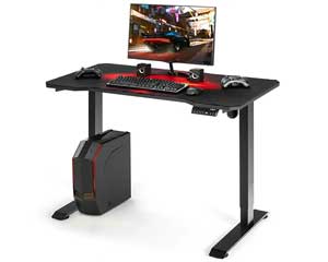 Adjustable Height Gaming Desk