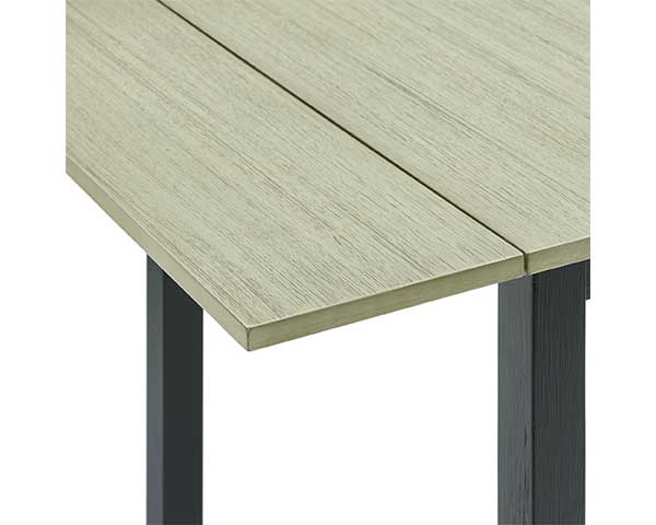 Drop Leaf Table With 2 Chairs Black-Cream second view
