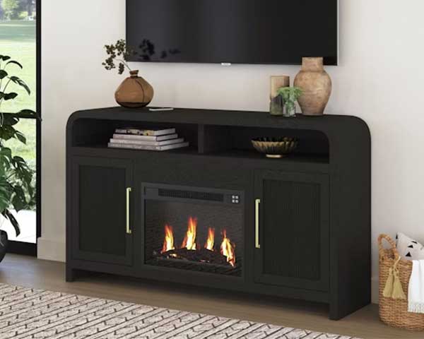 82" TV Stand Black
