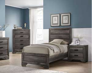 rent to own Hb-Fb-Rails Twin Grey in Lawrence, KS.