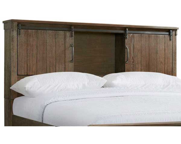 Storage Bed King Dark Brown second view