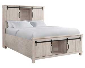Storage Bed Queen White