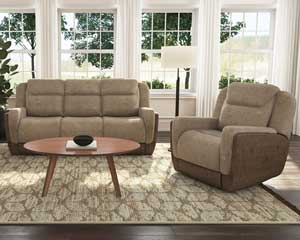 rent to own Recliner Glider Beige in Lawrence, KS