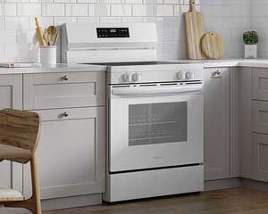 rent to own White Electric Radiant Range in Lawrence, KS
