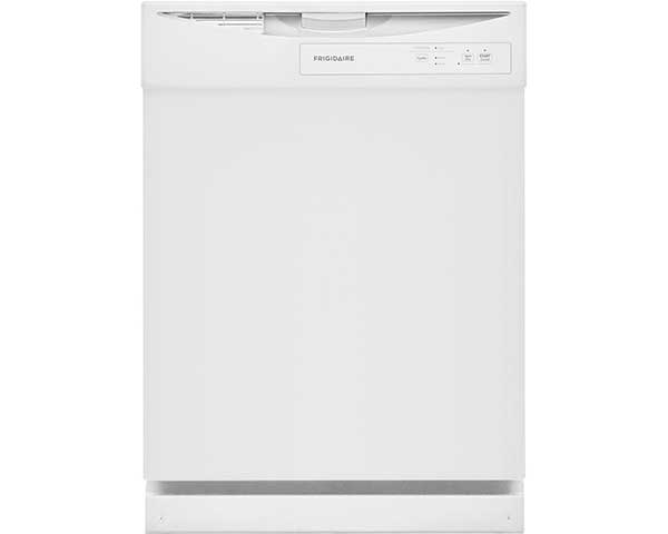 White Built-In Dishwasher
