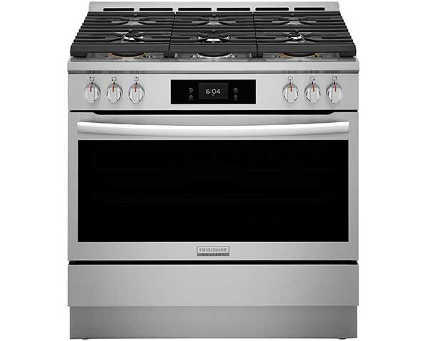 Stainless Gas Range With Air Fry 36"