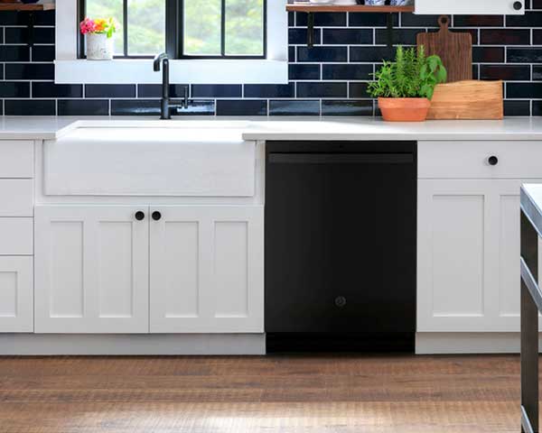 Black Built-In Dishwasher