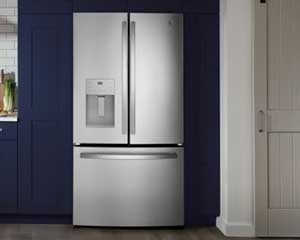 25.6" Stainless French Door Refrigerator