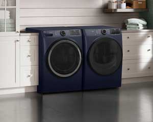 Washing Machine & Dryer Set HE Blue