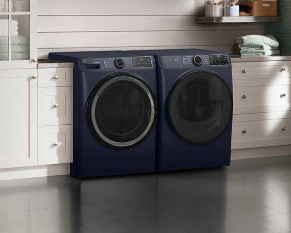 Washing Machine & Dryer Set HE Blue Washing Machine & Dryer Set HE Blue
