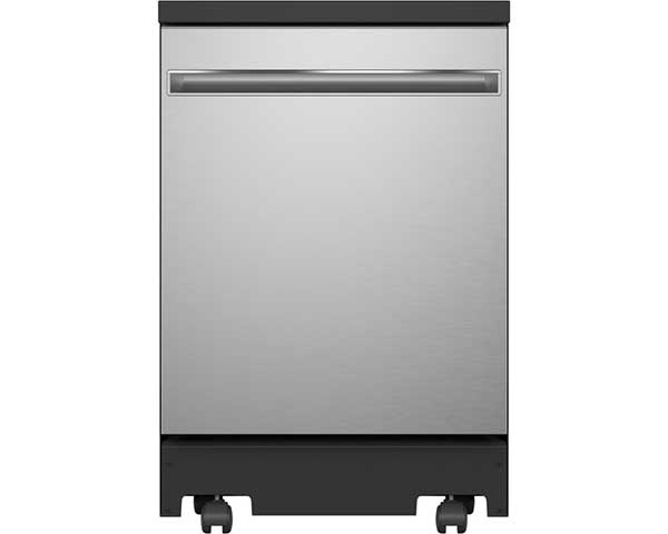 24" Stainless Steel Portable Dishwasher With Sanitize Cycle