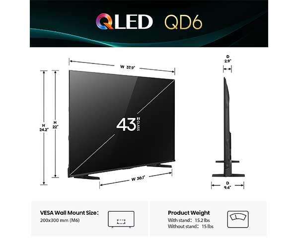 55" QLED 4K Smart TV second view
