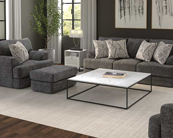 Sofa With Chair Slate