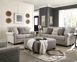 rent to own Sofa Couch Cement in Lawrence, KS.