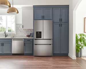 29' 4-Door Refrigerator With Ice Water In Door Stainless