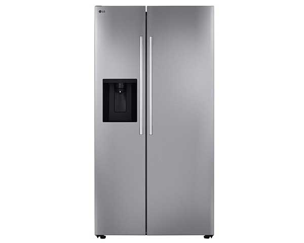 27' Stainless Side-By-Side Refrigerator second view