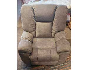 rent to own Recliner That Glides Texas Grey in Lawrence, KS.