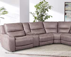 rent to own Power Sectional That Reclines 6 Piece in Lawrence, KS