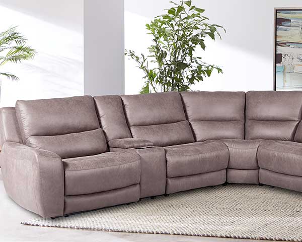 Power Sectional That Reclines 6 Piece