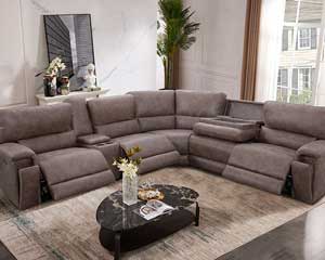 6 Piece Reclining Sofa Sectional