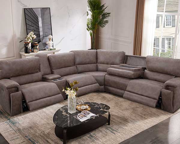 6 Piece Reclining Sofa Sectional