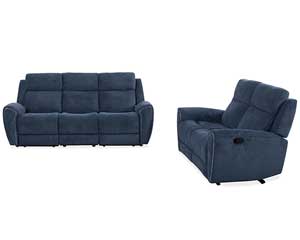 rent to own Reclining Sofa Indigo in Lawrence, KS.