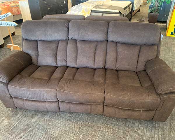 Dimple Brown Sofa That Reclines