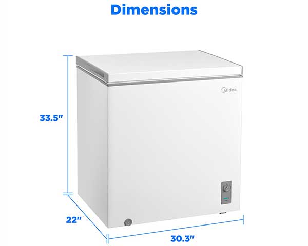 Chest Freezer 7' White second view