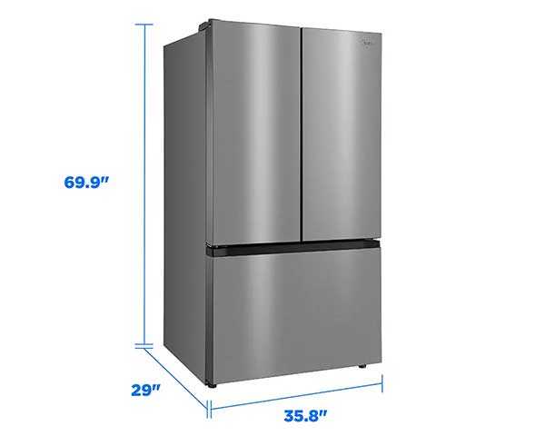 27' Stainless French Door Refrigerator second view