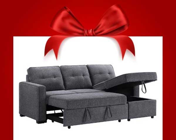 Sofa With Chaise & Pop-Up Bed Sofa With Chaise & Pop-Up Bed