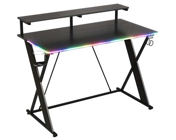 43" LED Gaming Desk With Music Sync