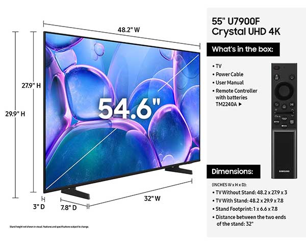 55" LED 4K Smart TV second view