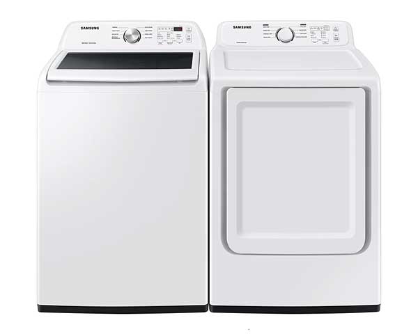 White Top Load Washer HE 4.4' second view