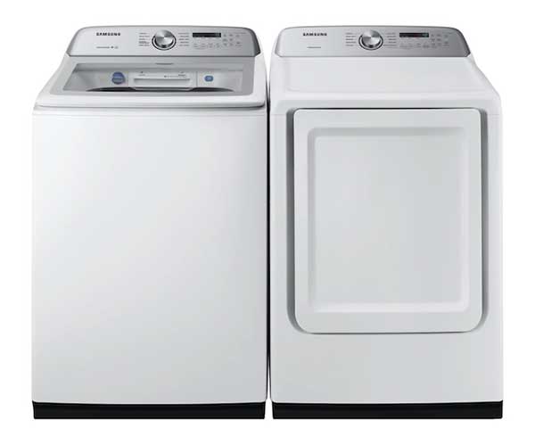 5' White Top Load Washing Machine second view