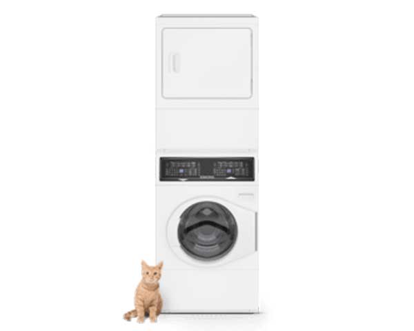 White Laundry Center Washer 3.5' Dryer 7' second view