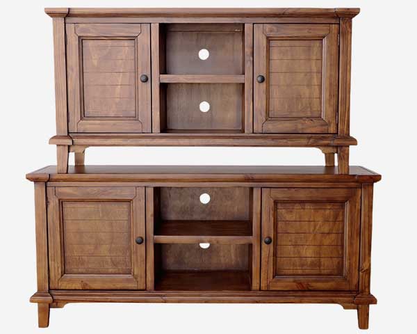 60" TV Stand Wood Brown