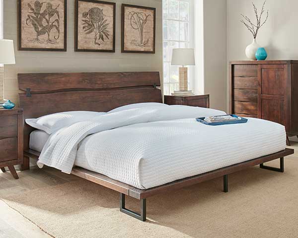 King Modern Rustic Bedroom Furniture Set
