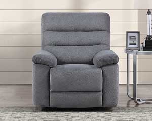 rent to own Recliner Glider Grey in Lawrence, KS.