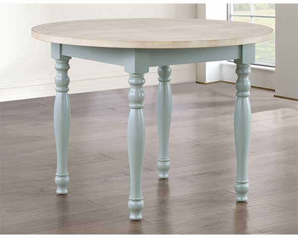 Round Dining Table With 4 Chairs Green second view