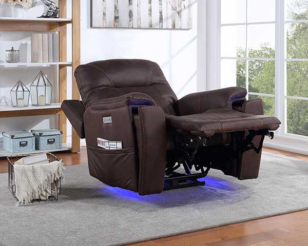 Dark Brown Power Recliner