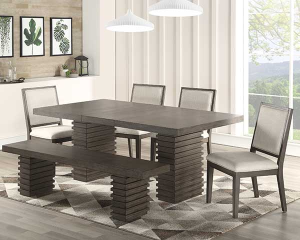 Dinette With 4 Chairs & Bench