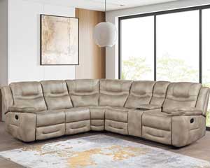 Sectional That Reclines 3 Piece Tan