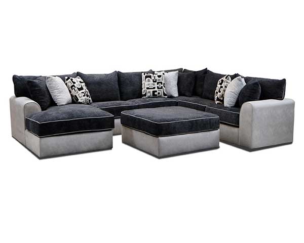 Sectional Sofa 3 Piece Bently Ash