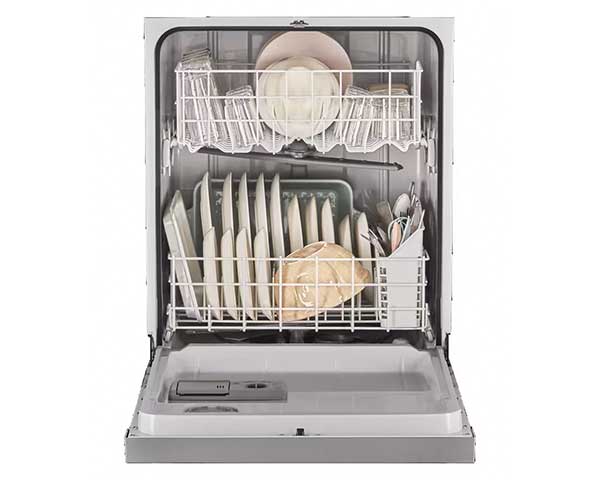 White Built-In Dishwasher second view