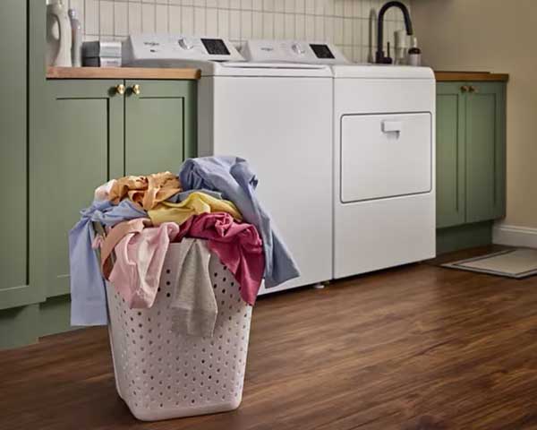 Electric Dryer HE 7' White second view