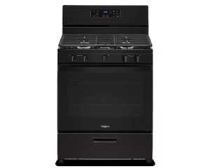 rent to own Black Gas Range Kitchen Stove in Lawrence, KS